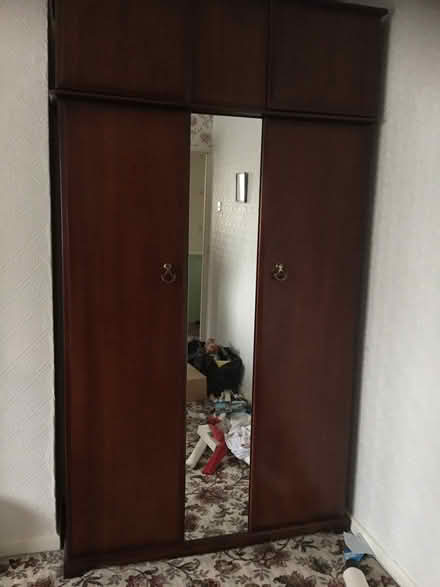 Photo of free Wardrobes x 2 Dark wood (Walsall) #3