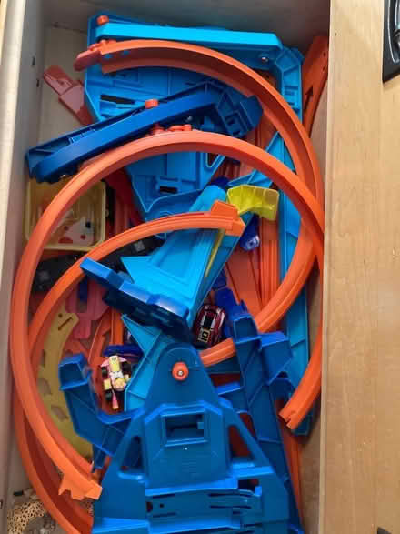 Photo of free Hot Wheels tracks (Barracks Road area) #1