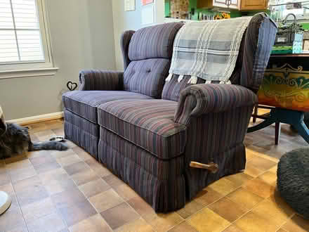 Photo of free Reclining loveseat (Sykesville) #2