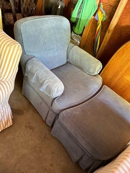 Photo of free Arm chair and ottoman (Atherton) #2