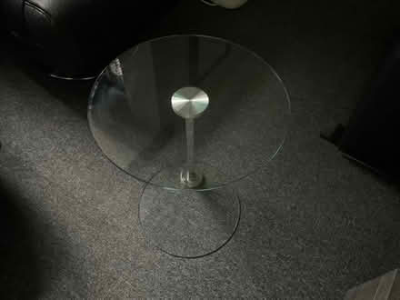 Photo of free Glass & Chrome side/laptop table. (Belle Vue SY3) #1