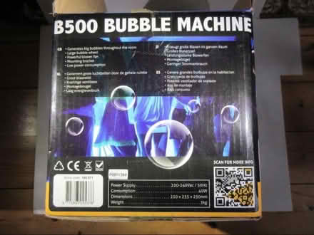 Photo of free Bubble making Machine (Chapeltown LS7) #2