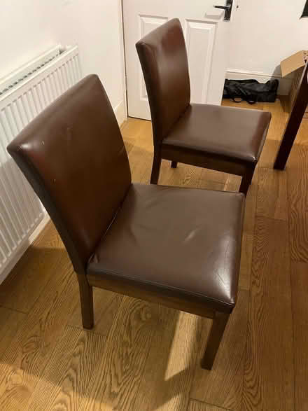 Photo of free Dining Table, bench and chairs x 2 (W13) #3