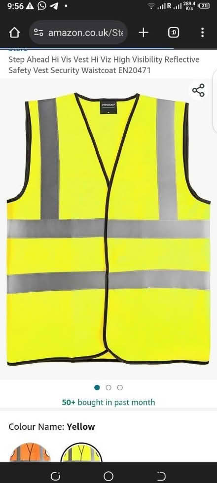 Photo of Yellow Hi VIS (Hampstead road. B20) #1