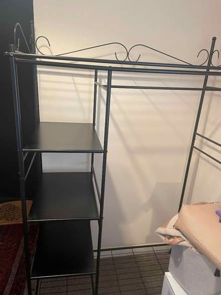 Photo of free Wardrobe metal stand - black (Wisley GU23) #1