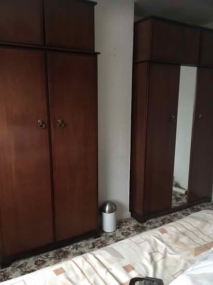 Photo of free Wardrobes x 2 Dark wood (Walsall) #1