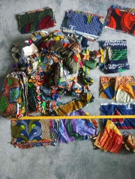 Photo of free Vintage African wax print pieces (Burgess Hill RH15) #1
