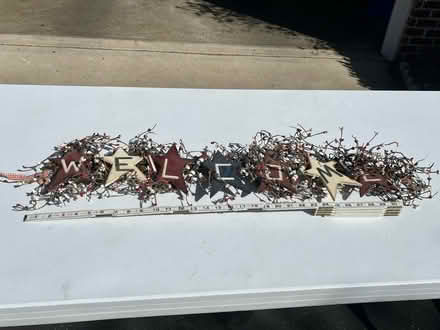 Photo of free Welcome Americana decor sign (North Frederick) #1