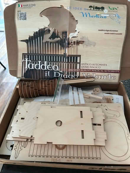 Photo of free Italian laser cut wooden puzzle toy (Spring City, pa) #1