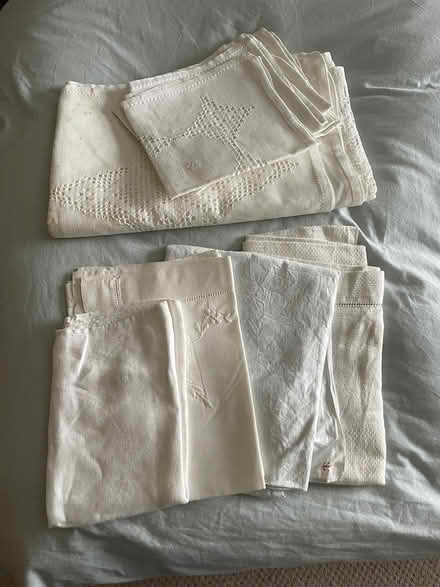 Photo of free Antique linens (Larkhall, Bath) #1