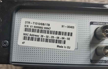 Photo of free humax freeview box dtr t1010 (Taunton) #1