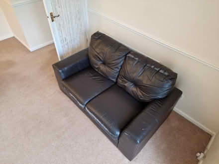 Photo of free 2 seat sofa (Newton Hall DH1) #1