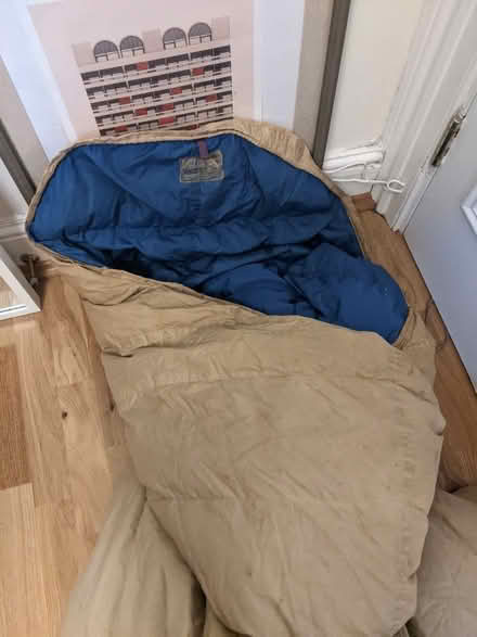 Photo of free Vintage down sleeping bag (Kentish Town NW5) #1