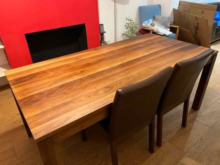 Photo of free Dining Table, bench and chairs x 2 (W13) #2