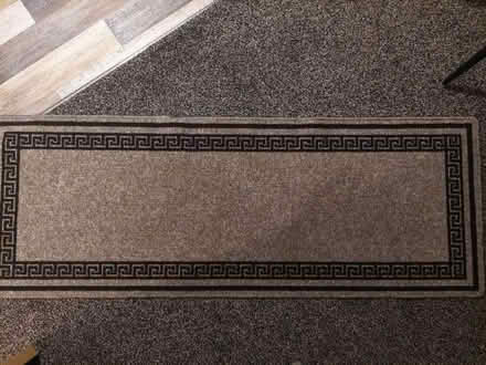 Photo of free 184cm long x67cm wide Grey washable rug (Broomhall S3) #1