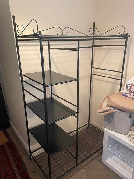 Photo of free Wardrobe metal stand - black (Wisley GU23) #2