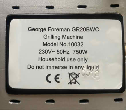 Photo of free George Forman Grilling Machine (West wickham) #3
