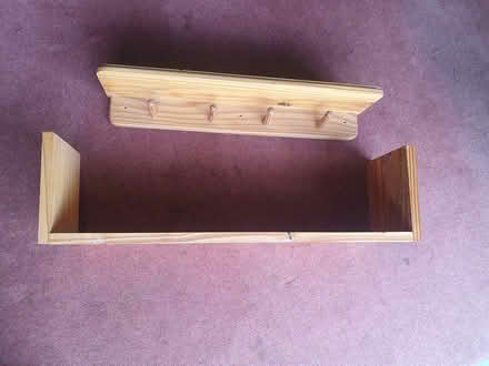 Photo of free 2 Pine shelves (Rushden NN10) #3