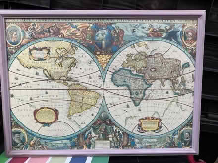 Photo of free Framed map print (World's End RH15) #1