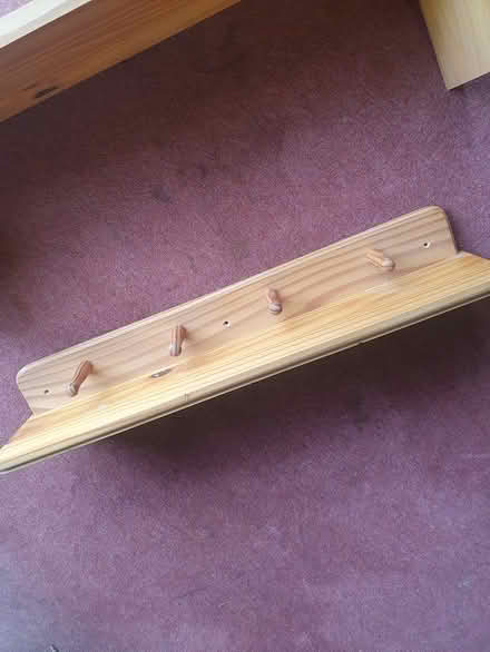 Photo of free 2 Pine shelves (Rushden NN10) #2