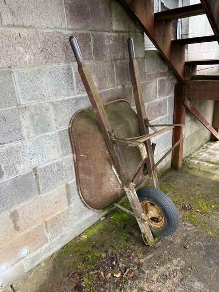 Photo of free Old heavy wheelbarrow (Salmon Creek/Mt Vista (98686)) #1