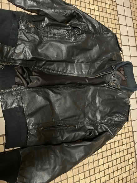 Photo of free Men’s leather jacket, torn lining (Midtown Sacramento) #2