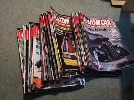 Photo of free Load of custom car magazines (Langley SG4) #1