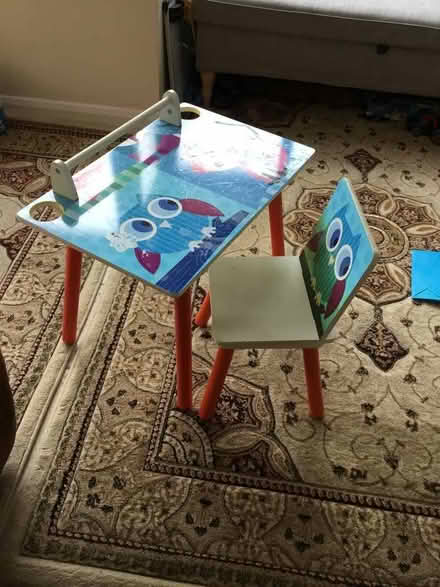 Photo of free Toddlers chair and table (Lower Green TN2) #1