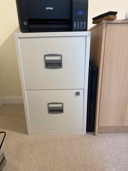 Photo of free Filing cabinet. 2 drawers (Twickenham, TW1) #1