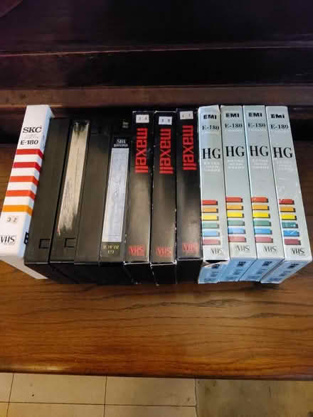 Photo of free 12 VHS Video Tapes - used (Marks Tey CO6) #1