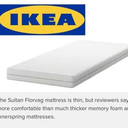 Photo of free Ikea florvag foam mattress single (Bronllys LD3) #1