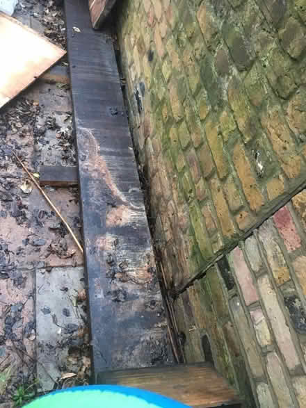 Photo of free 3m x 8cm x 26cm hardwood piece (W6) #1