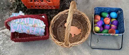 Photo of free Easter baskets and plastic eggs (NW DC Friendship/Chevy Chase) #1