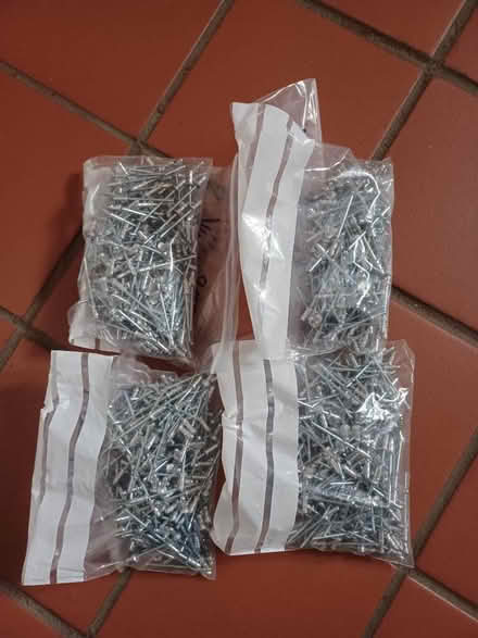 Photo of free 1/8 x 8mm multi grip rivets in aluminium (Woodley RG5) #1
