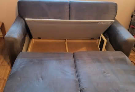 Photo of free Two Seater Sofa Bed (Ryeish Green RG7) #1