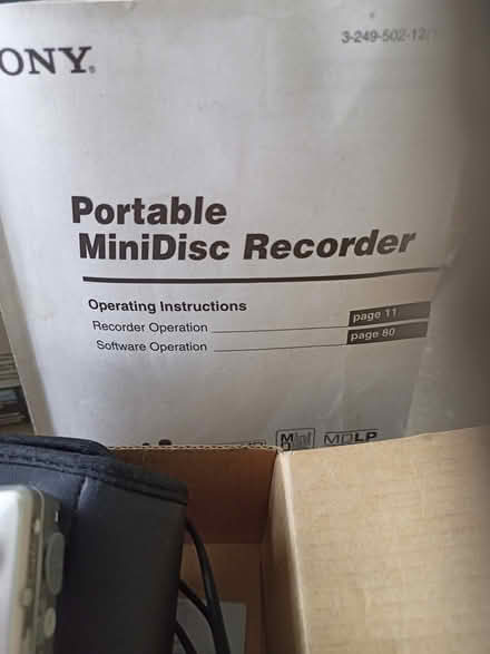 Photo of free Sony mini disc player (Bishop's Lydeard TA4) #3