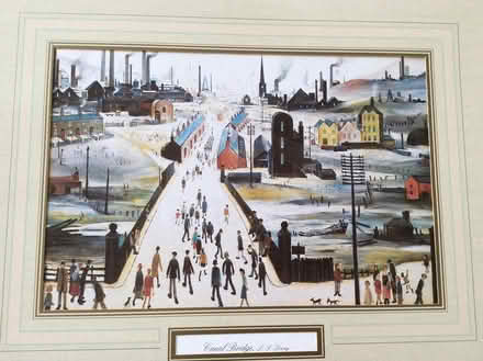 Photo of free Print of Canal Bridge by Lowry (WR5) #2