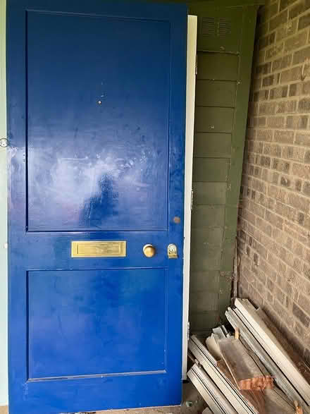 Photo of free Wooden front door x 2 (Tollesbury CM9) #1
