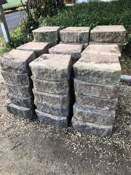 Photo of free 48 Landscape barrier blocks (Hillsmere) #1