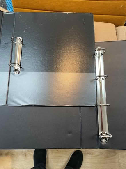 Photo of free A4 binders (Dereham Rd area NR2) #1