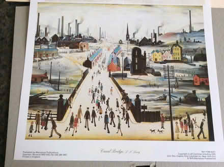 Photo of free Print of Canal Bridge by Lowry (WR5) #1