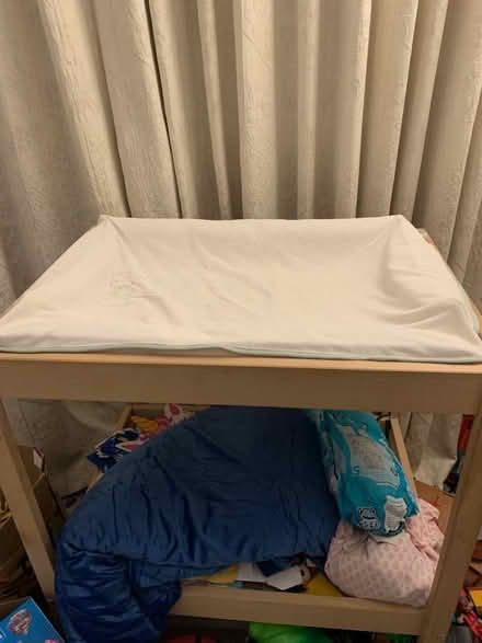 Photo of free IKEA changing table along with mattress and 2 of its covers (St. John's Wood NW8) #1