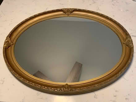 Photo of free Golden Oval Wall Mirror (Pepperell, MA) #1