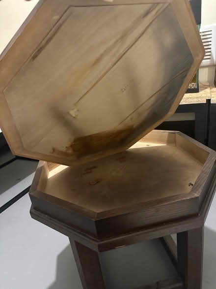 Photo of free Wooden table with removable lid (SE2) #2