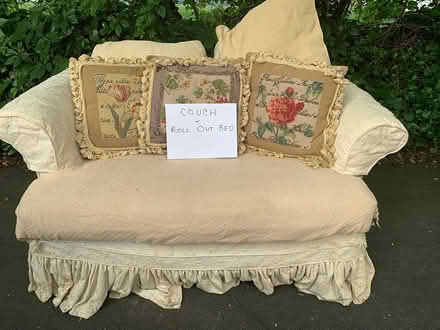 Photo of free Couch with Roll Out Bed (Riverside) #3