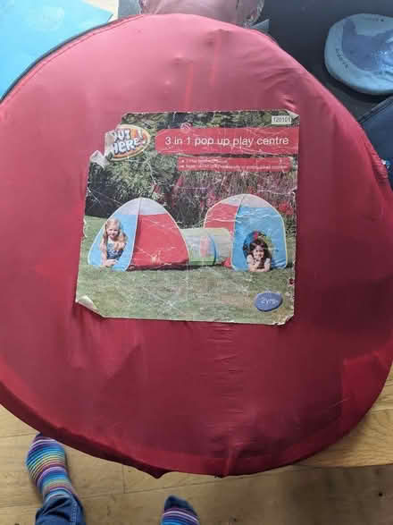 Photo of free 3 in 1 pop up play tent and tunnels (Cookham SL6) #1