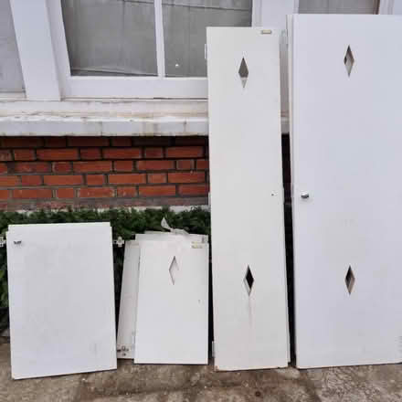 Photo of free Wooden cupboard doors (Hook roundabout KT9) #1