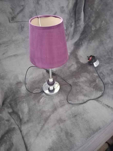 Photo of free Table Lamp with Silver Base (Alveley WV15) #1