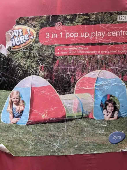 Photo of free 3 in 1 pop up play tent and tunnels (Cookham SL6) #2