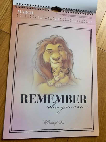 Photo of free Disney calendar / prints (Woodley RG5) #3
